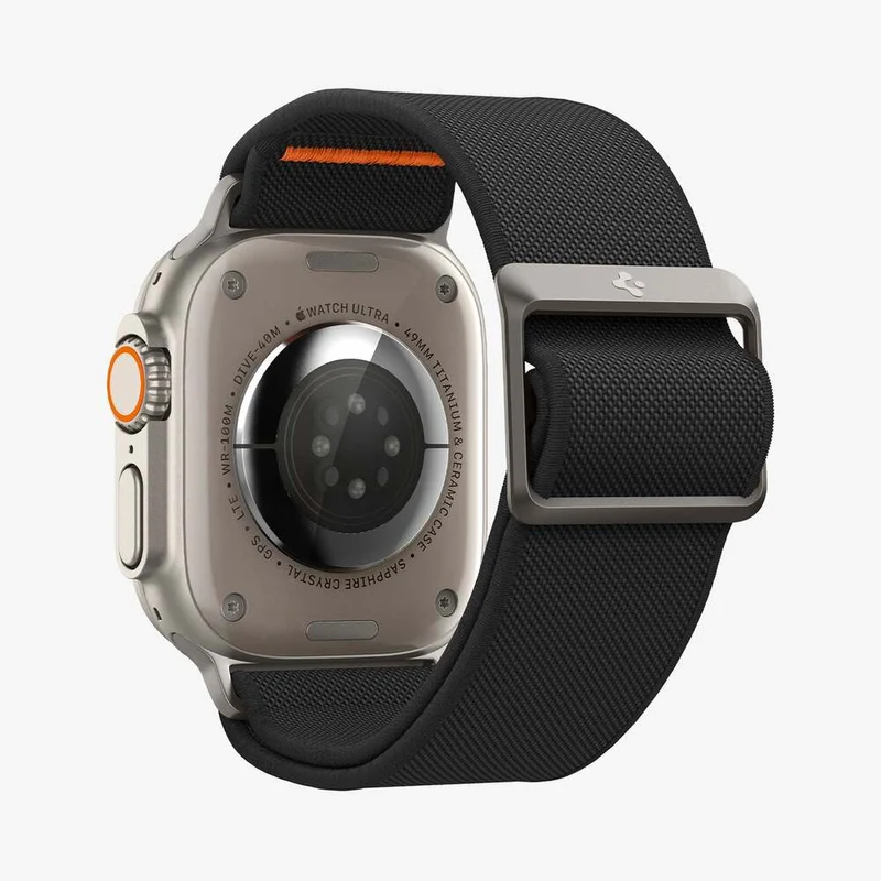 Spigen Apple Watch 49mm 46mm 45mm 44mm 42mm Lite Fit Ultra Band (Black)