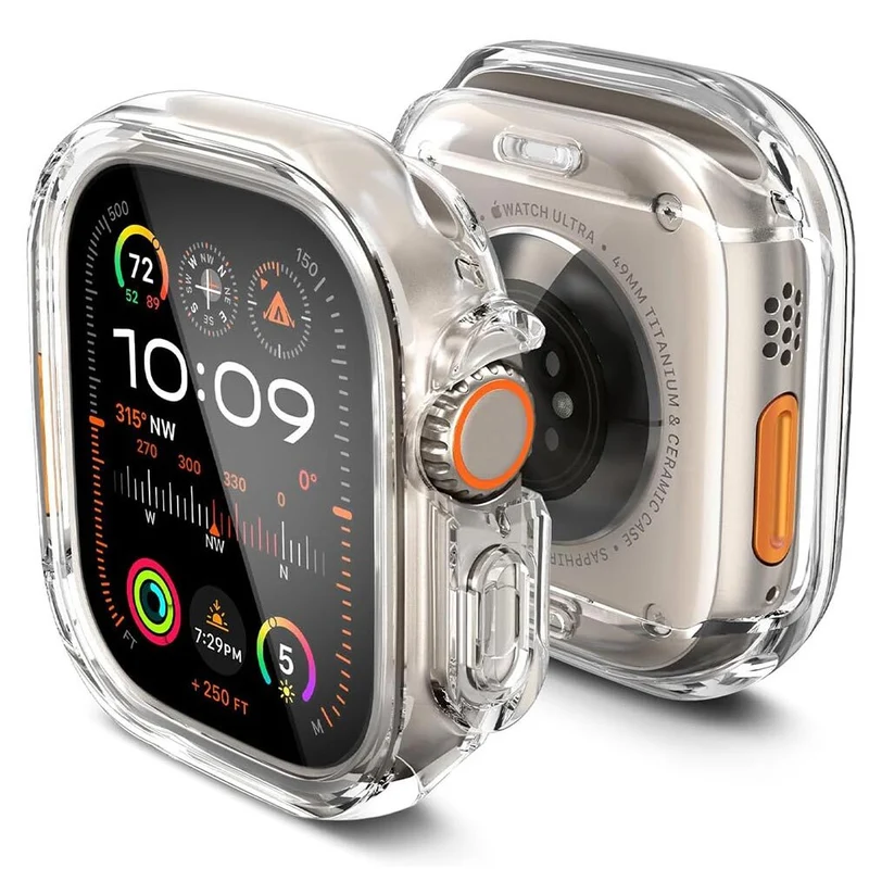 Spigen Apple Watch Ultra 4/3/2/1 49mm Ultra Hybrid Case (Clear)