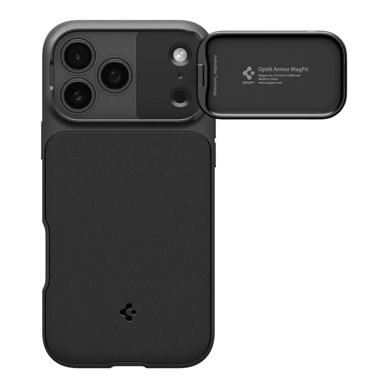 SPIGEN Optik Armor MagSafe Case for iPhone 18 Pro Max/17 Pro Max (Black)