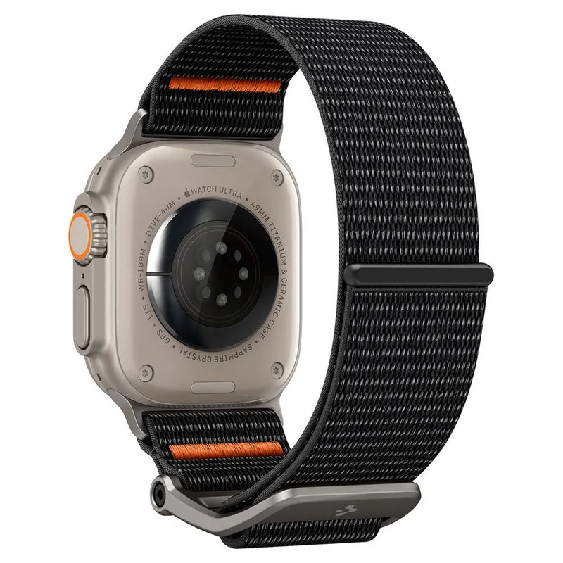 Spigen Apple Watch 49mm 46mm 45mm 44mm 42mm DuraPro Flex Ultra Band (Black)