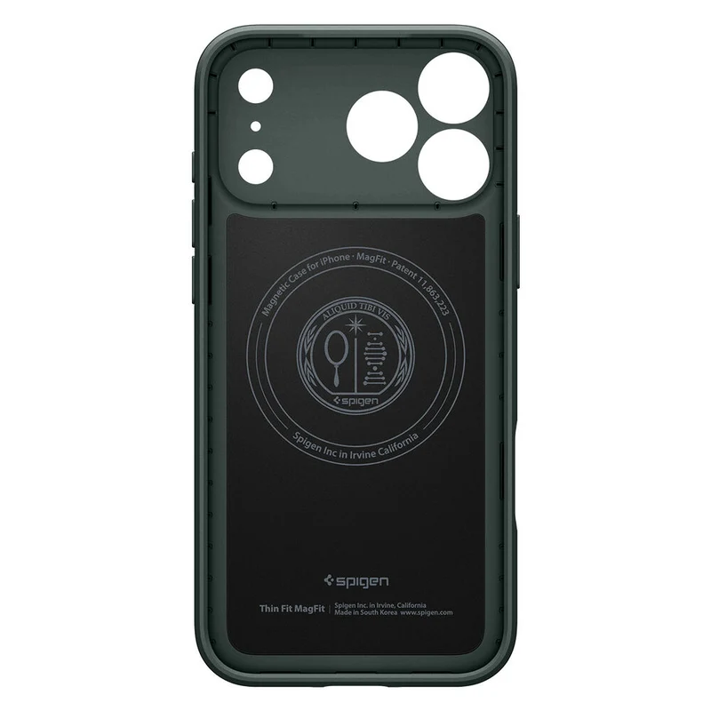 SPIGEN Thin Fit MagSafe Case for iPhone 18 Pro/17 Pro (Abyss Green)