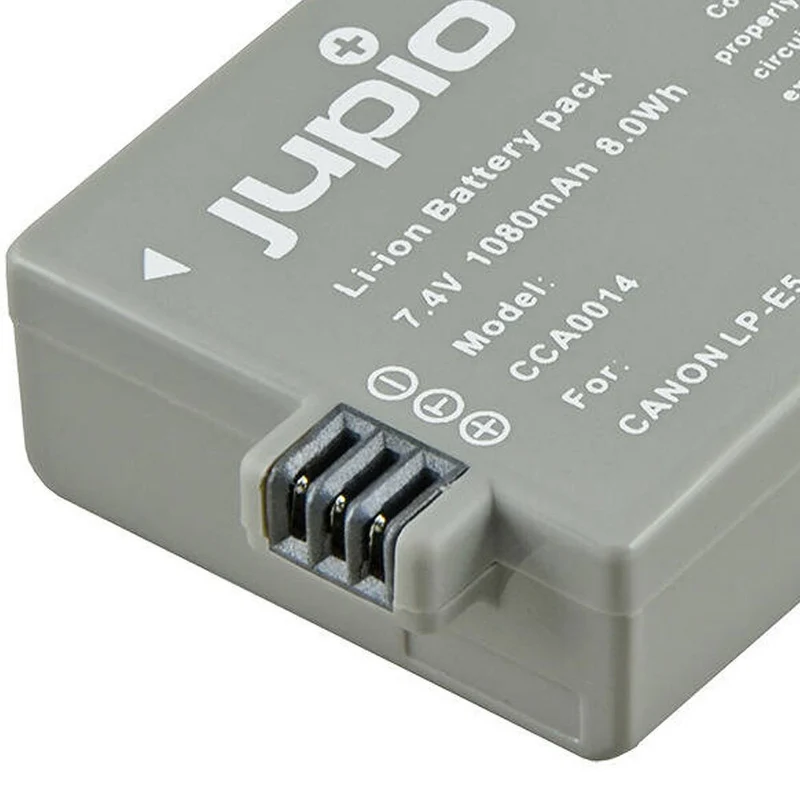 Jupio Li-Ion 7.4V 1080mAh Rechargeable Battery For Canon LP-E5/NB-E5 Camera