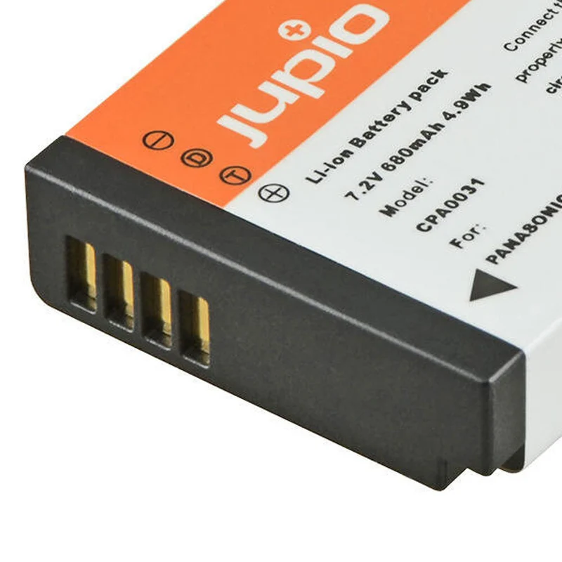 Jupio Li-Ion 7.2V 680mAh Rechargeable Battery For Panasonic DMW-BLH7E Cam