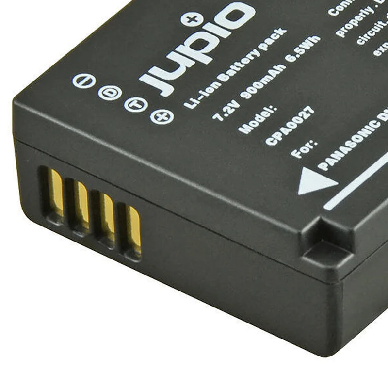 Jupio Li-Ion 7.2V 900mAh Rechargeable Battery For Panasonic DMW-BLG10E Cam