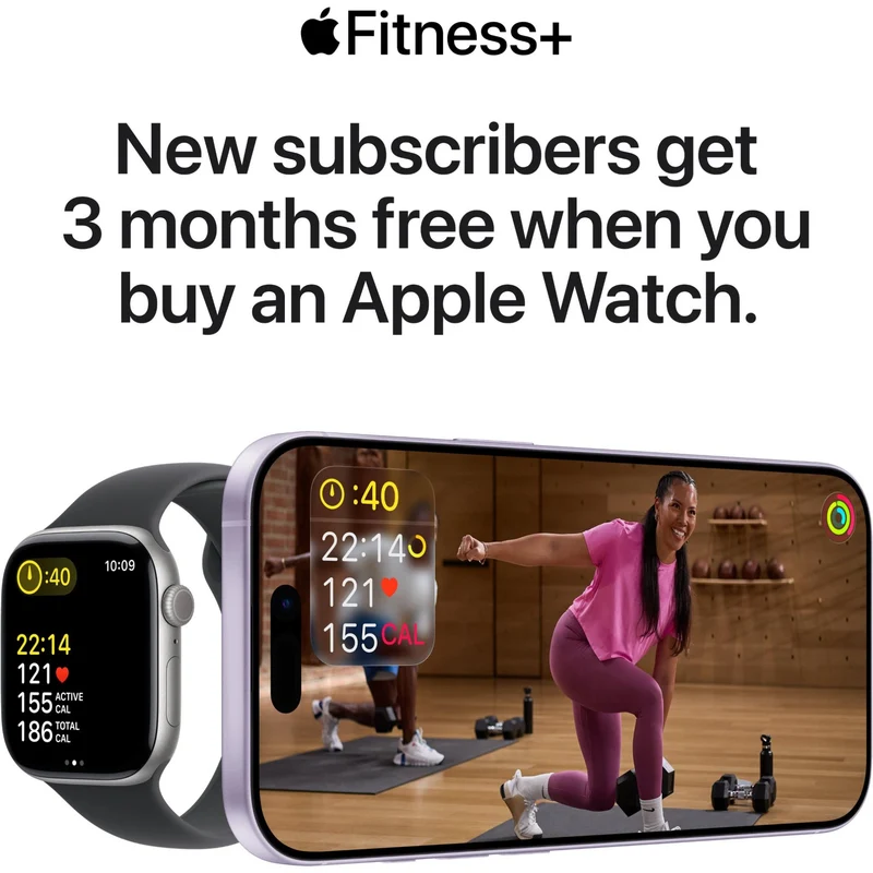 Apple Watch Series 11 46mm Rose Gold Aluminium Case GPS + Cellular Sport Band(S/M) [Light Blush]