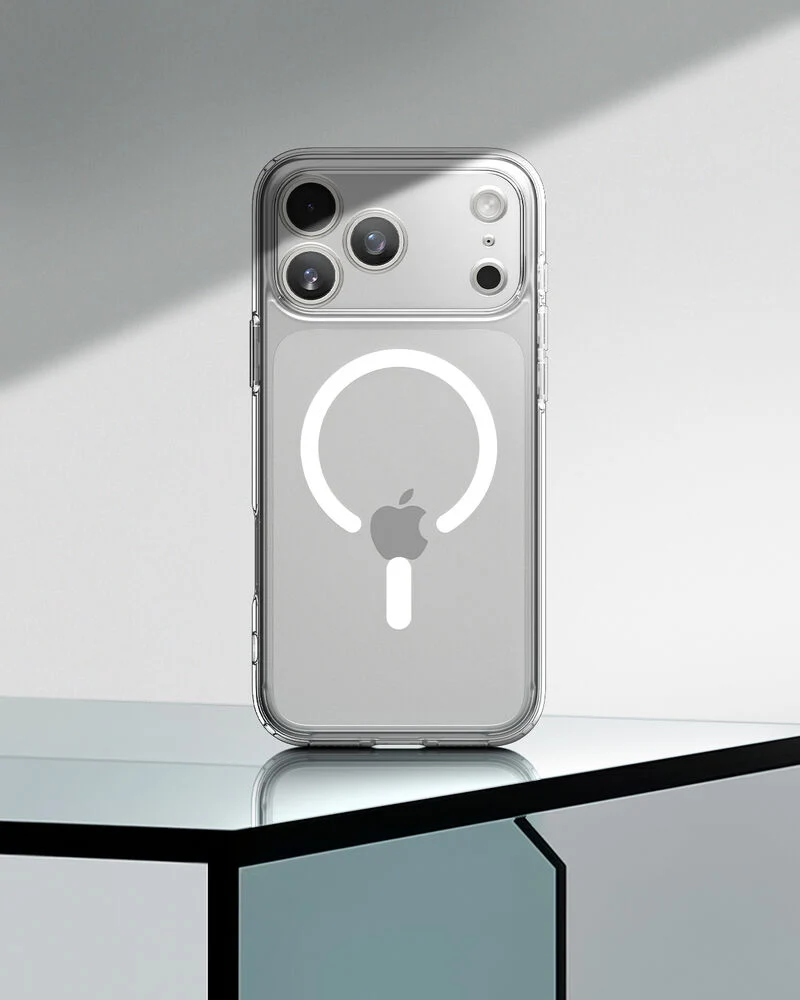 SPIGEN Ultra Hybrid MagSafe Case for iPhone 18 Pro Max/17 Pro Max (Clear Case / Graphite Ring)