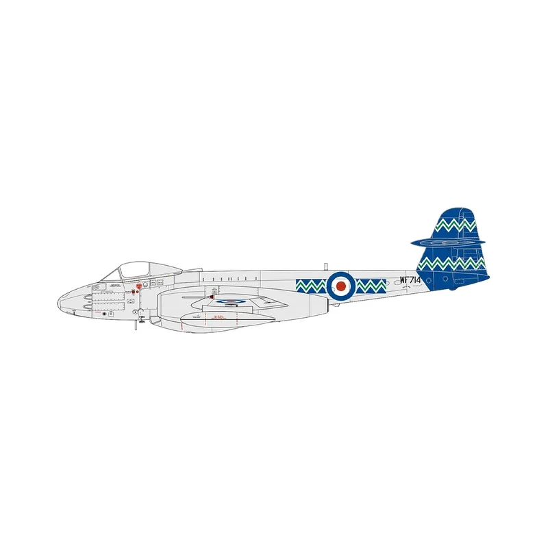 Airfix 1/72 Gloster Meteor F.8 Jet Scaled Plastic Model Kit