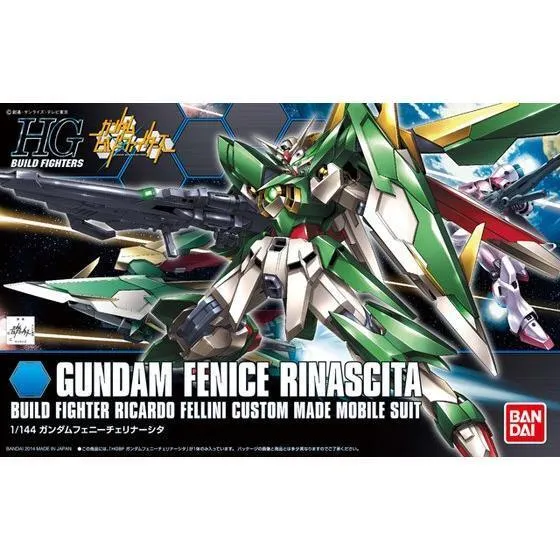 Bandai Hgbf 1/144 Gundam Fenice Rinascita