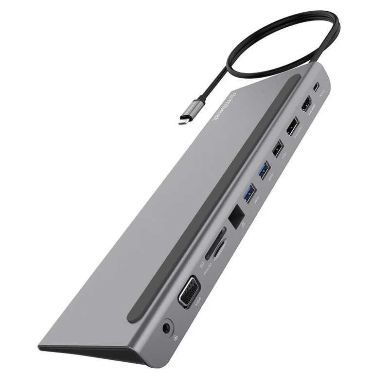 mbeat MB-DOCK-D11 11-in-1 Multiport USB-C Dock with Power Delivery