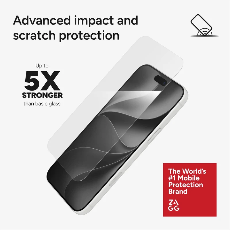 ZAGG InvisibleShield Glass Elite Screen Protector for iPhone 18 Pro Max/17 Pro Max