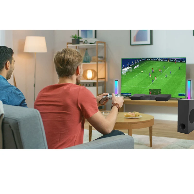 Precision RGB S1000 Gaming Soundbar with Subwoofer Bluetooth/Optical/AUX/USB/eARC