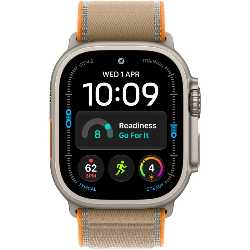 Apple Watch Ultra 4 49mm Natural Titanium Case GPS + Cellular Trail Loop (S/M) [Sand ]
