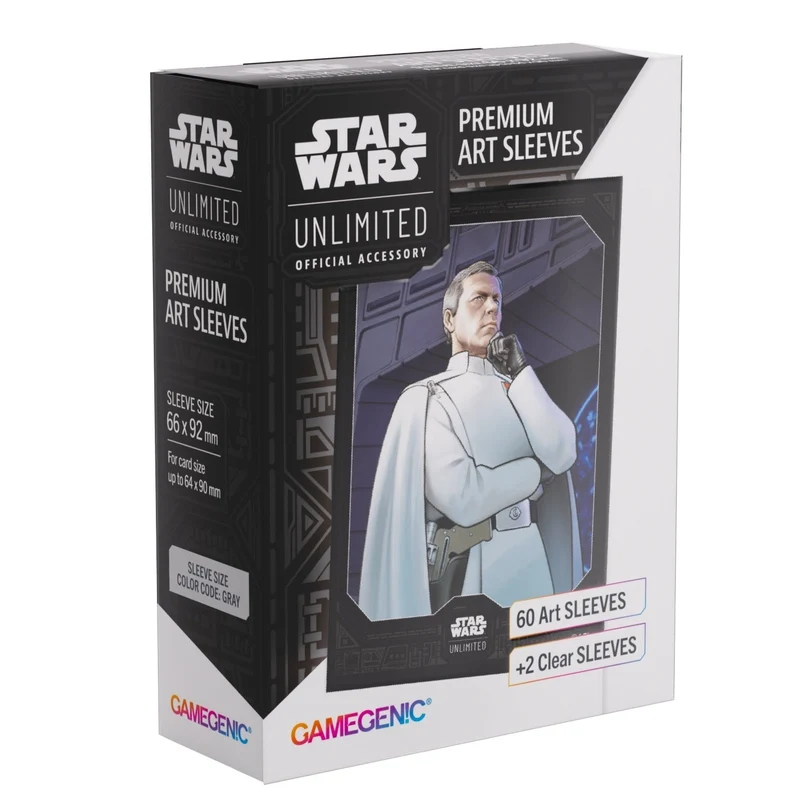 Gamegenic Star Wars Unlimited Premium Art Sleeves - Director Krennic 66mmx92mm 62 Sleeves Per Pack