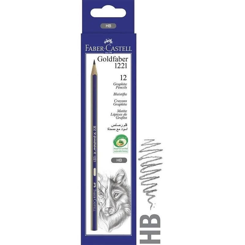 Faber-Castell Goldfaber Pencils HB Box 12