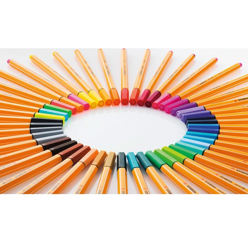 Stabilo 88 Point Fineliner Pen Colour Parade Pack 20