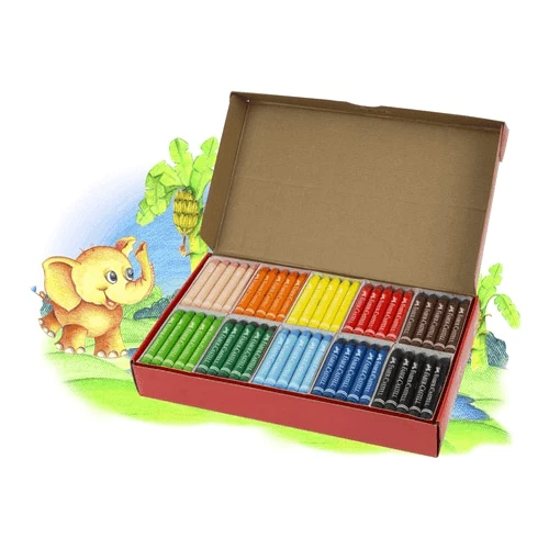 Faber-Castell Jumbo Wax Crayons Assorted Classpack 200
