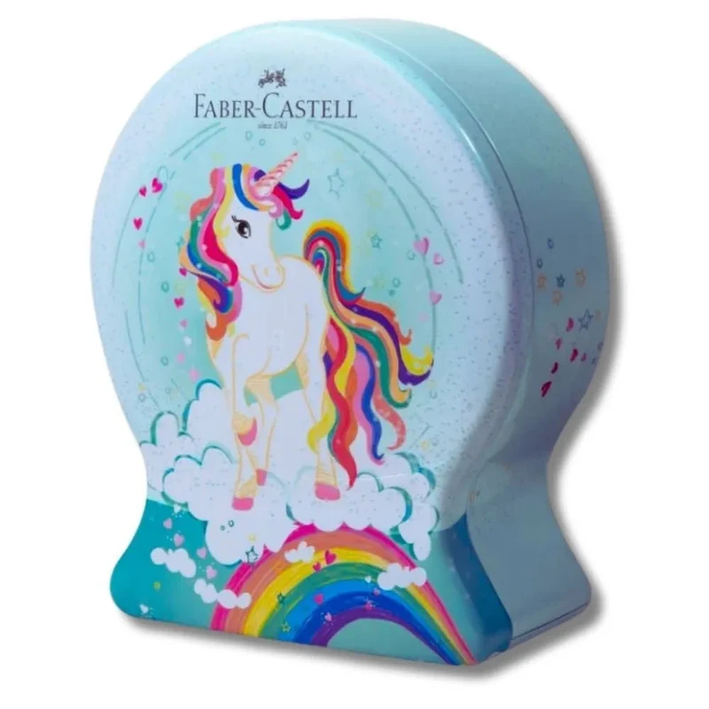 Faber-Castell 33 Connector Pens Unicorn Snow Globe Gift Set Tin