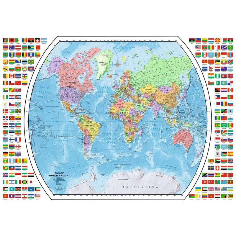 Ravensburger 1000pc Political World Map Puzzle