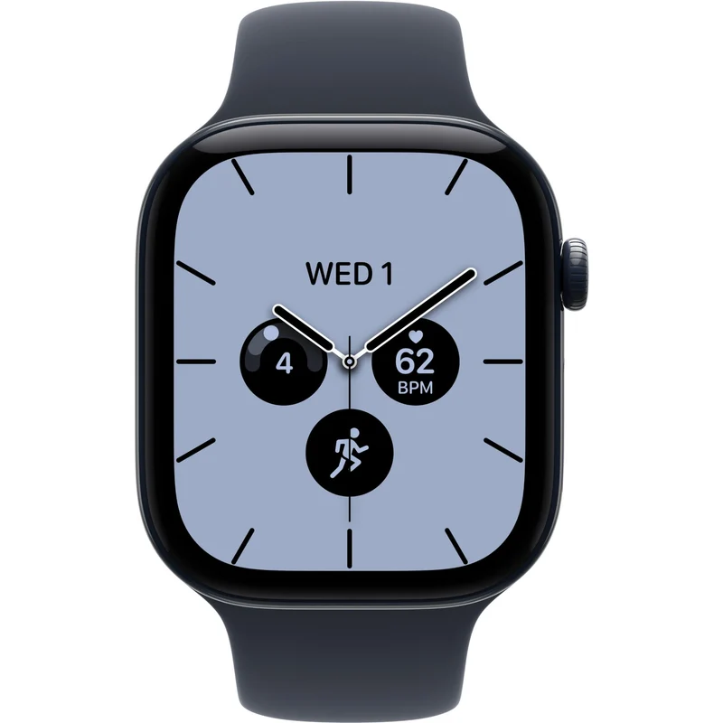 Apple Watch Series 12 46mm Night Blue Ceramic Case GPS + Cellular Sport Band (M/L) [Navy Blue]