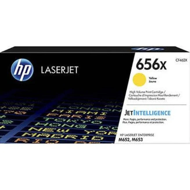 HP 656X Toner Ink Cartridge High Yield Yellow CF462X