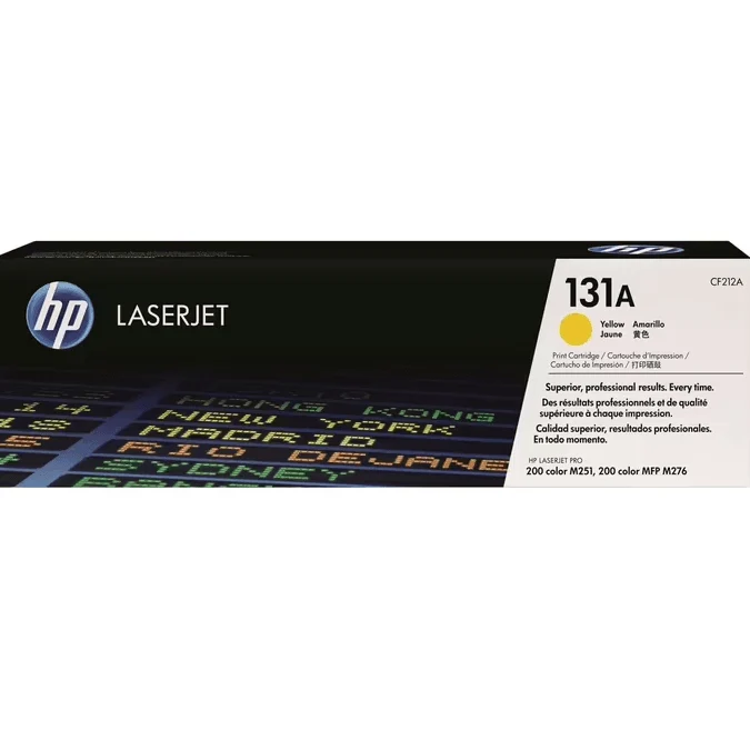 HP 131A Toner Ink Cartridge Yellow CF212A LaserJet Genuine