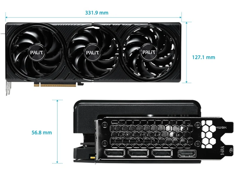 Palit GeForce RTX 5080 Infinity 3 16GB GDDR7 Graphics Card
