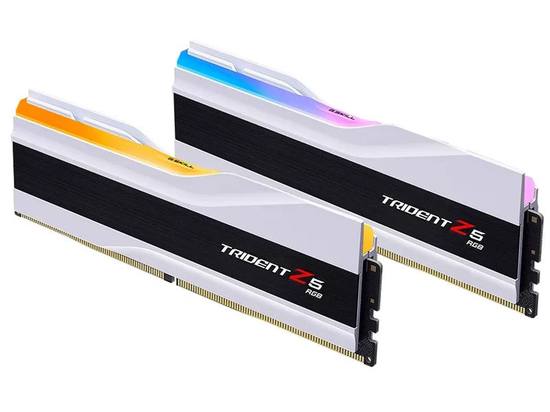 G.Skill Trident Z5 RGB 32GB (2 x 16GB) DDR5 6000MHz CL36 RAM - White