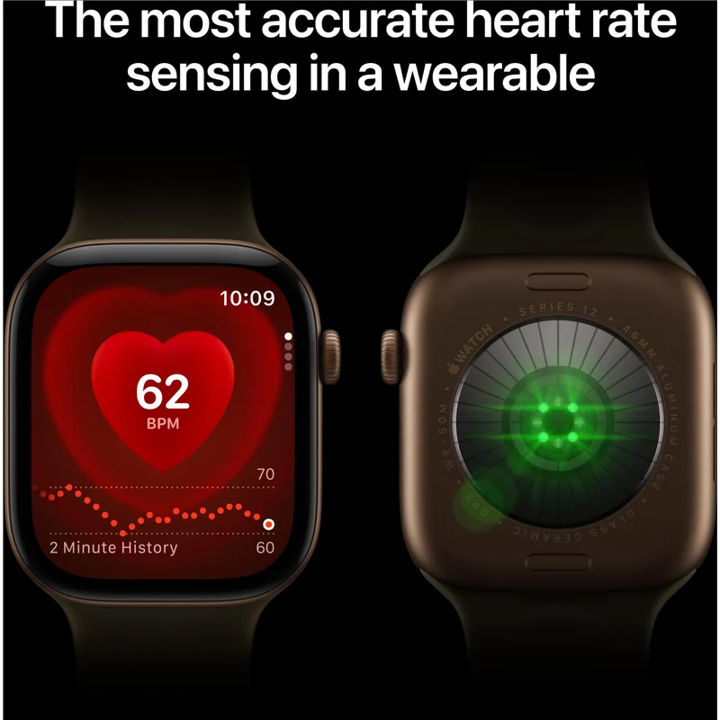 Apple Watch Series 12 42mm Space Grey Aluminium Case GPS Sport Band (M/L) [Navy Blue]