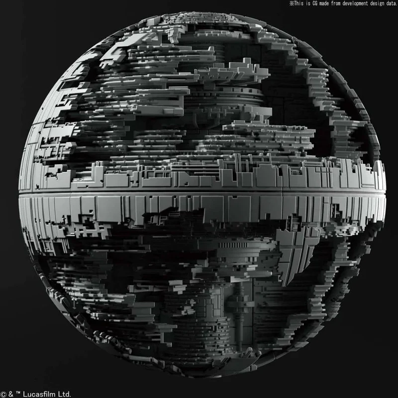 Bandai Star Wars Death Star II & Star Destroyer Model Kit Set