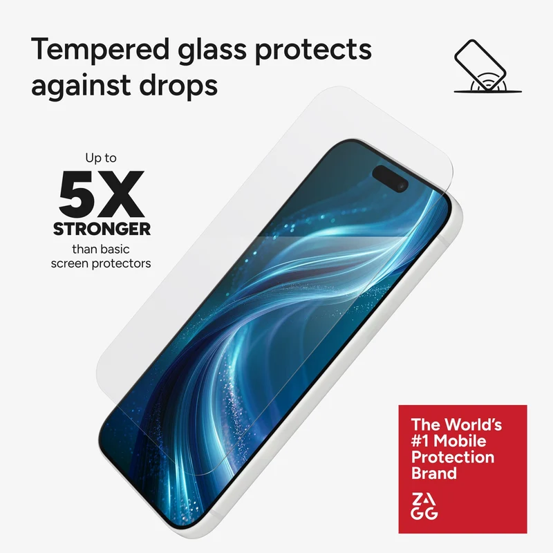 ZAGG InvisibleShield Glass Elite Screen Protector for iPhone 18 Pro/17 Pro