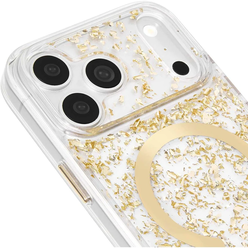Case-Mate Karat Flakes MagSafe Case for iPhone 18 Pro (Gold)