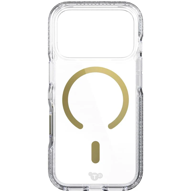 Tech21 EvoCrystal MagSafe Case for iPhone 18 Pro (Clear/Gold)