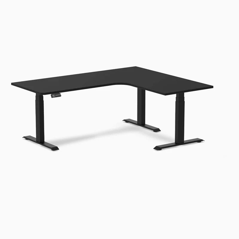 Desky Sigma L-Shape Gaming Desk Left Return 200 cm Wheat Frame