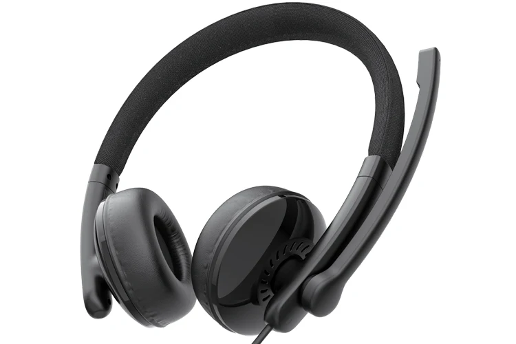 eMeet GeniusCall HS50 USB-C Headset with Boom Microphone