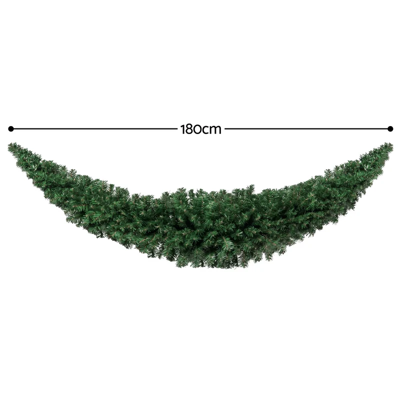 Jingle Jollys 1.8m Christmas Garland Xmas Decorations Green Wedding Party