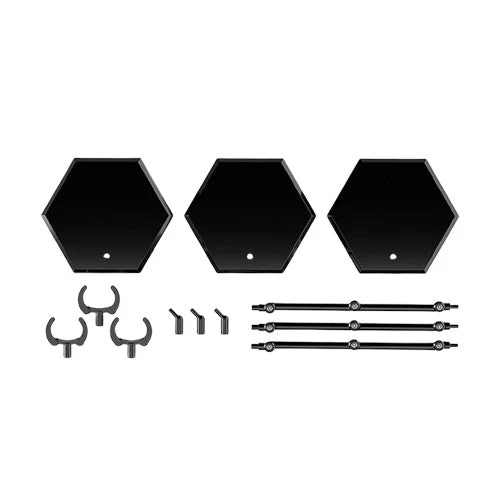 Good Smile Company The Simple Stand x3 Black (for Figures & Models) Hex Type