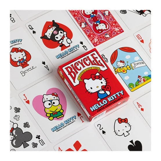 Bicycle Hello Kitty 50th Anniversary Playing Cards