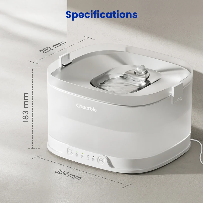 Cheerble D1 4L Automatic Pet Water Fountain