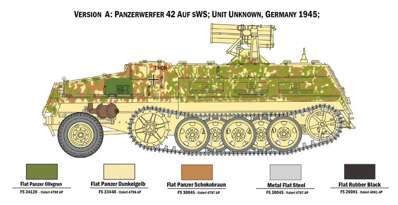 Italeri 1/35 15cm Panzerwerfer 42 auf sWS