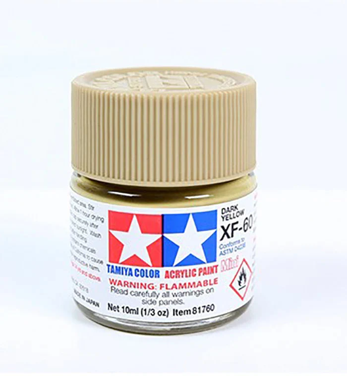 Tamiya Acrylic Matt Dark Yellow 10ml