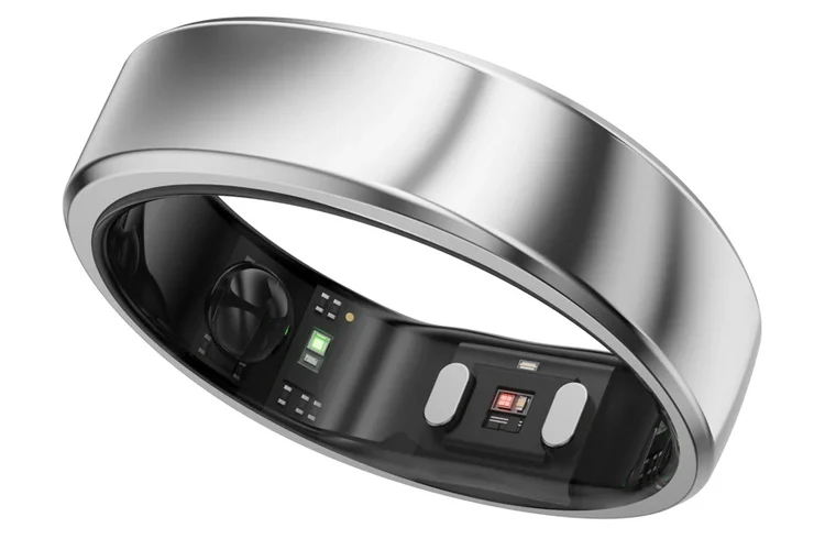 RingConn Gen 2 Air Smart Ring - Size 6 (Galaxy Silver)