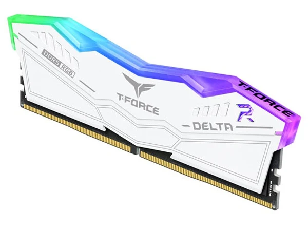 Team 32GB (2x16GB) FF4D532G6400HC40BDC01 T-Force Delta RGB White CL40 6400MHz DDR5 RAM
