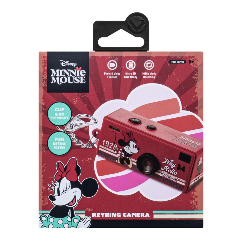 Disney Minnie Mouse Keyring Mini Camera