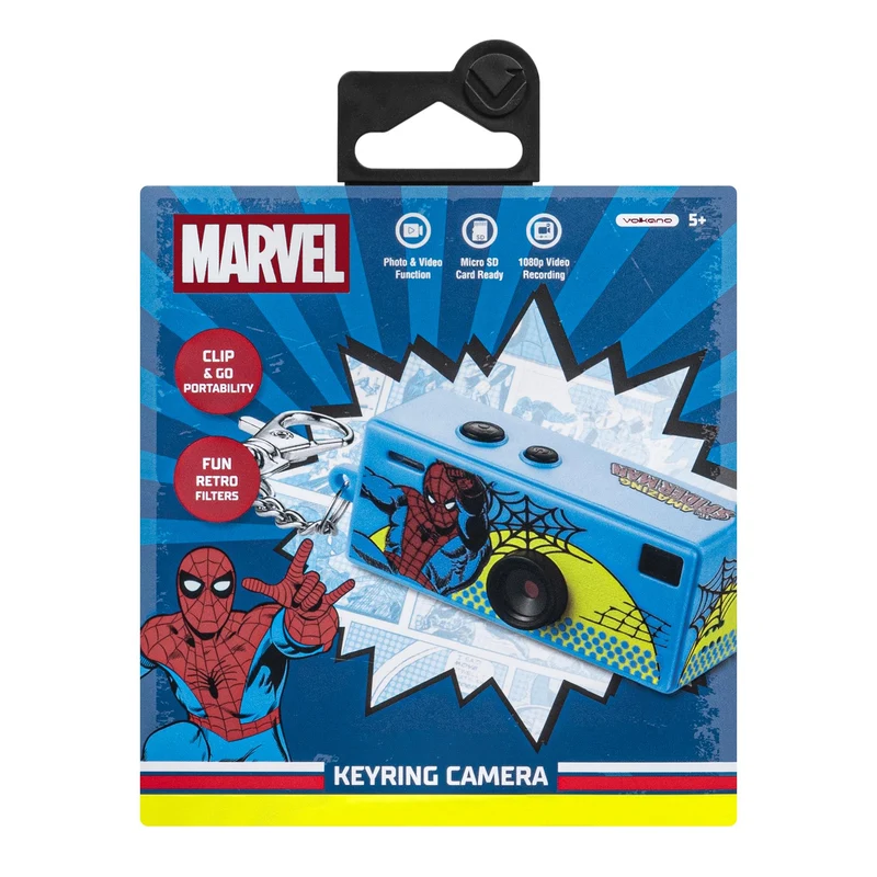 Disney Marvel Spiderman Keyring Mini Camera