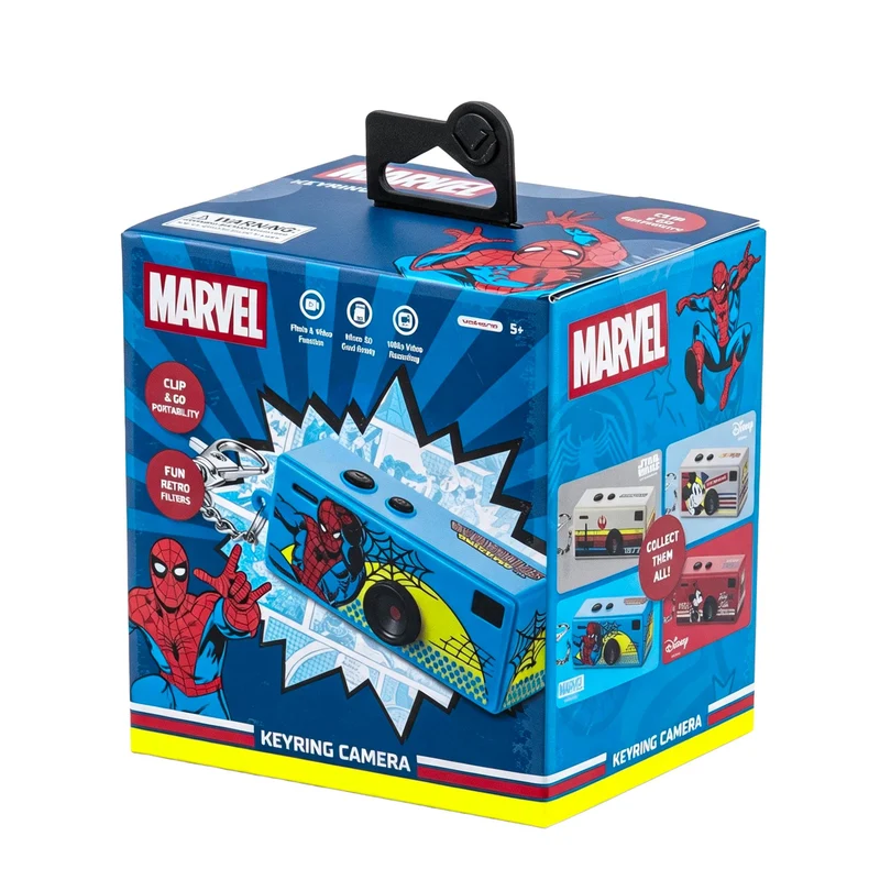 Disney Marvel Spiderman Keyring Mini Camera