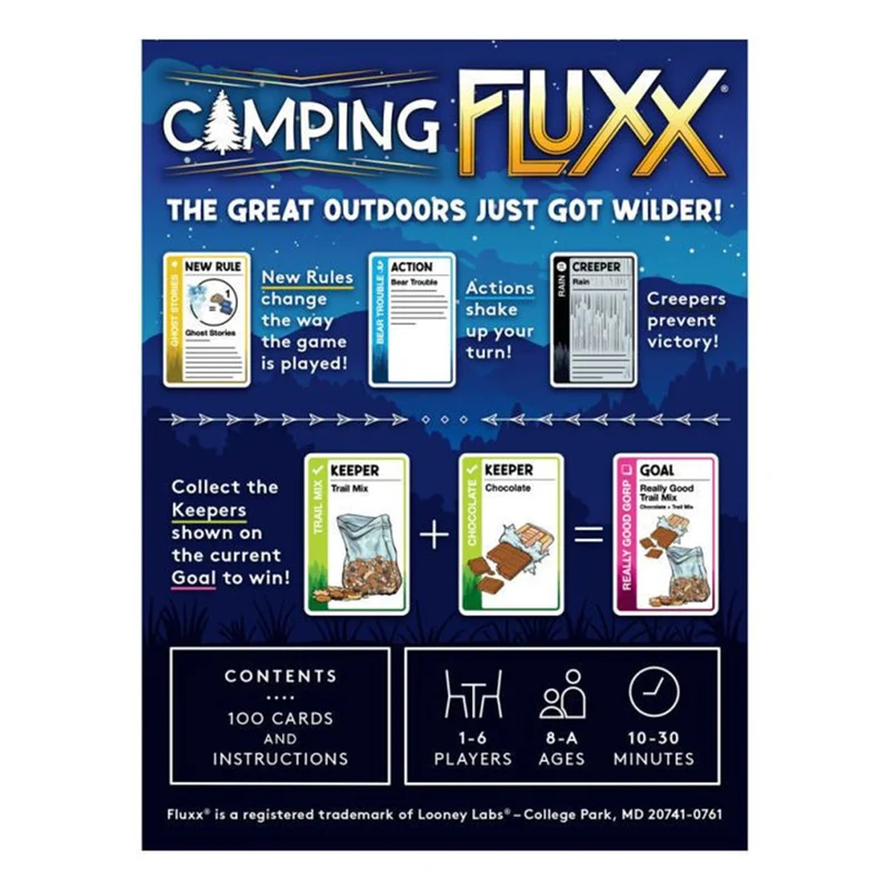 Looney Labs Camping Fluxx
