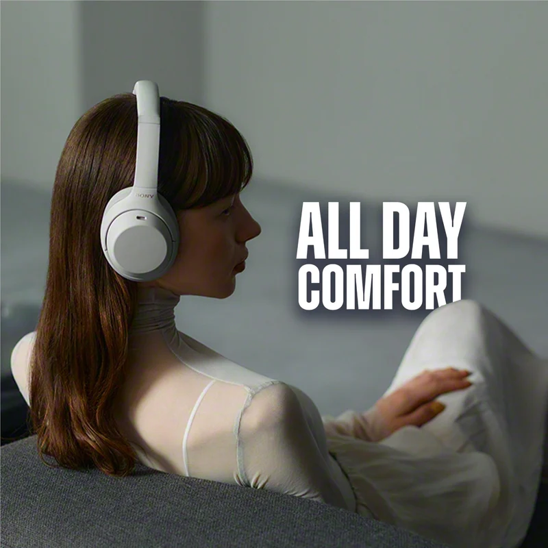 Sony WH-1000XM4C Wireless Noise Cancelling Over-Ear Headphones (Silver)