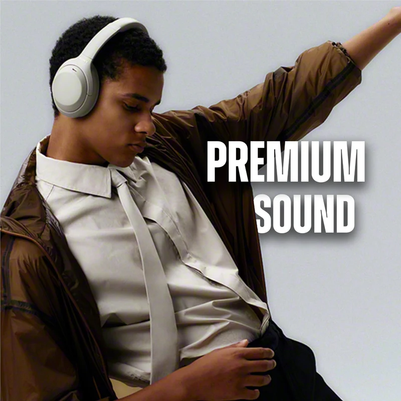 Sony WH-1000XM4C Wireless Noise Cancelling Over-Ear Headphones (Silver)