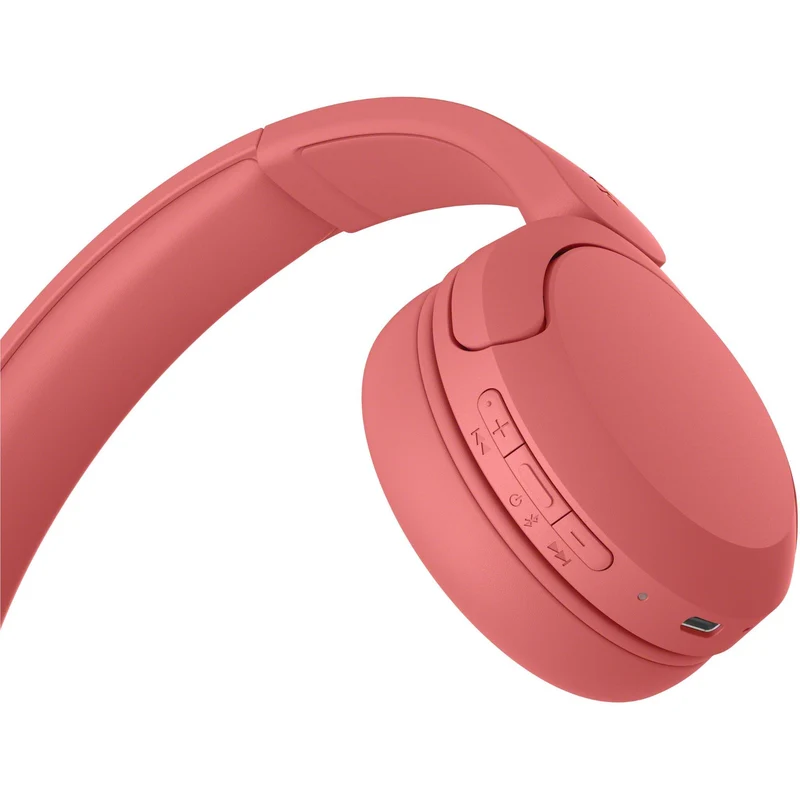 Sony WH-CH530 Wireless On-Ear Headphones (Coral Red)
