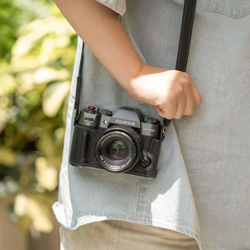 SmallRig Leather Half Case Kit for Fujifilm X-T50 4709 (Black)